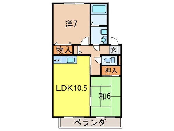 ルミエール北夙川　Ａ棟の物件間取画像